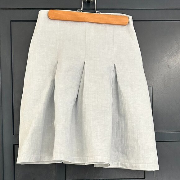 Blunauta Pleated A-Line Skirt - Size XS, Light Blue (Preowned, Excellent) - Picture 2 of 3